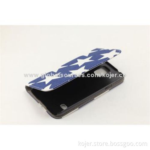 Flip Mobile Phone Case for Samsung S4, Canvas Material with Magnet Unseen Closure